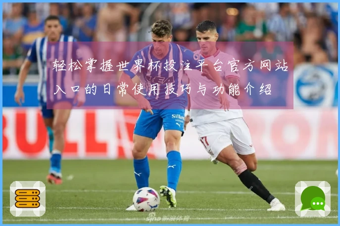 轻松掌握世界杯投注平台官方网站入口的日常使用技巧与功能介绍