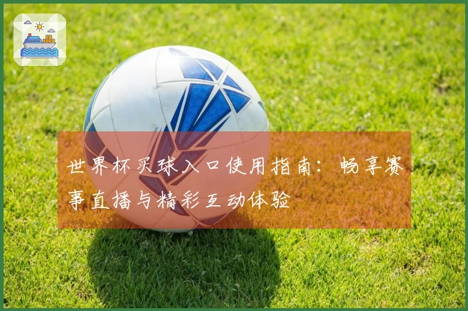 世界杯买球入口使用指南：畅享赛事直播与精彩互动体验